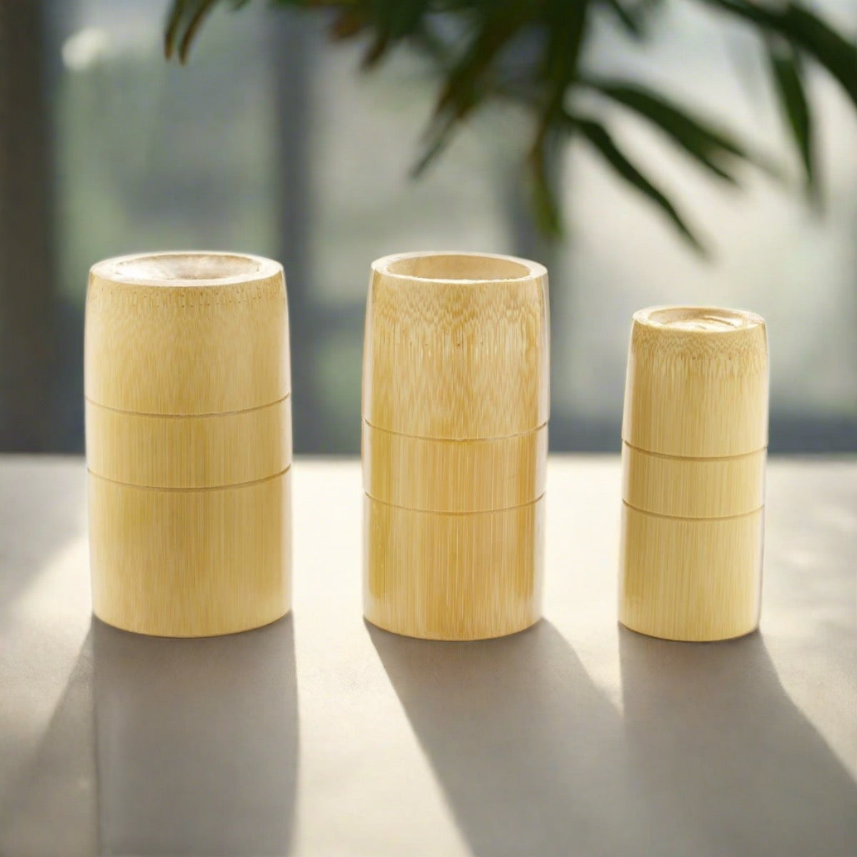 JUNGLE CULTURE BAMBOO TALL CUPS/VASE (HOLDS 17 OZ) - SMOOTHIES, COCKTA –  Pandan Market